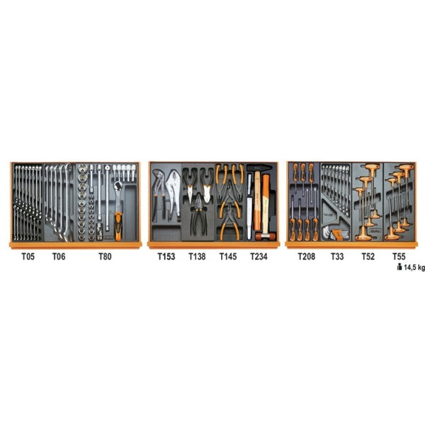 Beta 5904VG/2T 99-Piece Automotive Repair Tool Combo Set