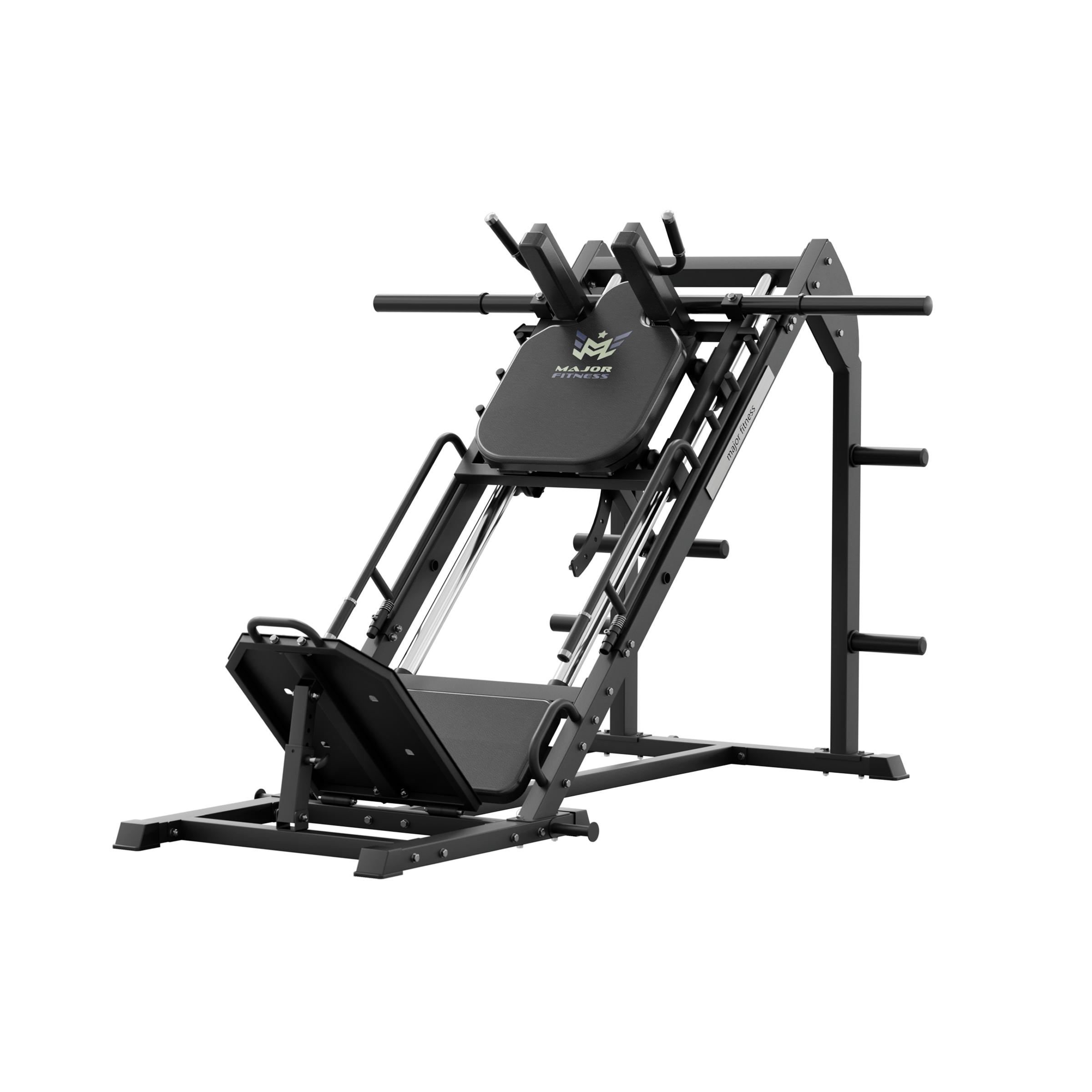 Major Fitness Cobra AH1 Leg Press & Hack Squat Machine (2-in-1 Plate-Loaded Lower Body System, 600 Lb. Heavy-Duty Capacity)