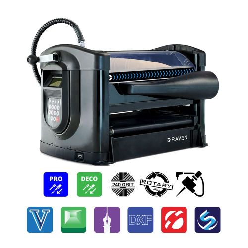 CarveWright RAVEN CNC Router Everything Bundle (Master Three-Axis 3D Desktop Carving System, All-Inclusive Software Suites, Professional Tooling Bit Sets & Hardware Add-Ons)