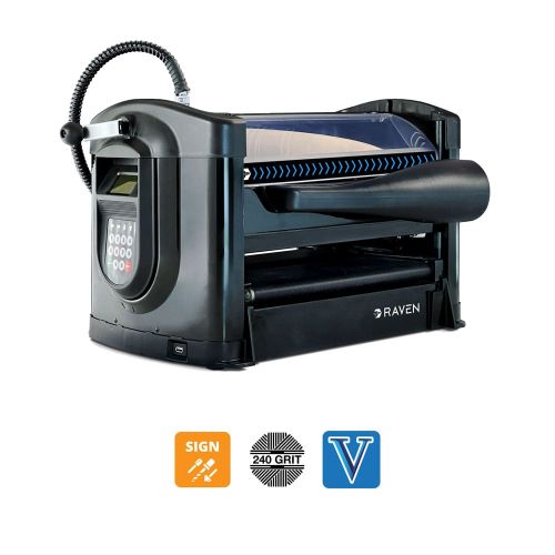 CarveWright RAVEN CNC Router Sign Makers Bundle (Three-Axis 3D Desktop Carving System, VCarve Software Suite, Brushless Spindle, SIGN Makers Bit Set & Sanding Mop)