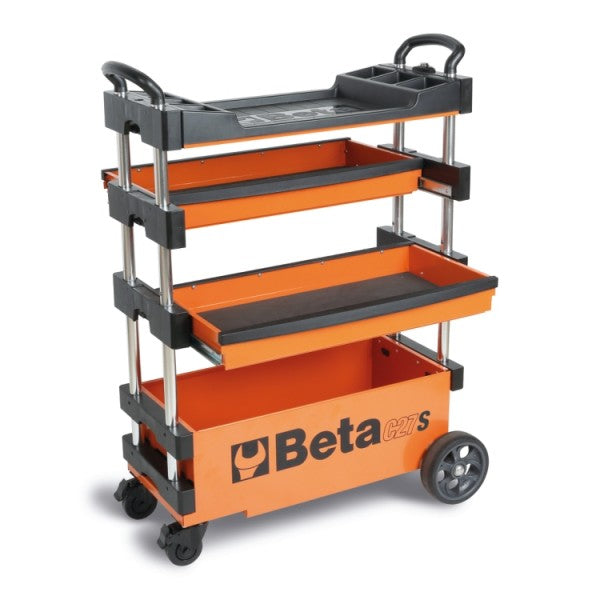 Beta C27S Mobile Tool Cart with 108-Piece Foamed Master Tool Set