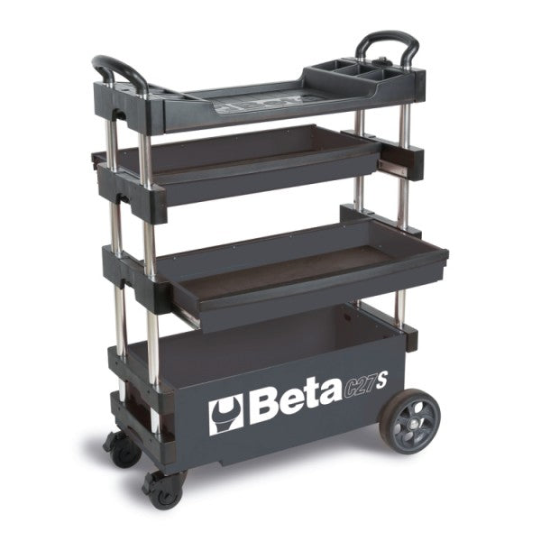 Beta C27S Mobile Tool Cart with 108-Piece Foamed Master Tool Set