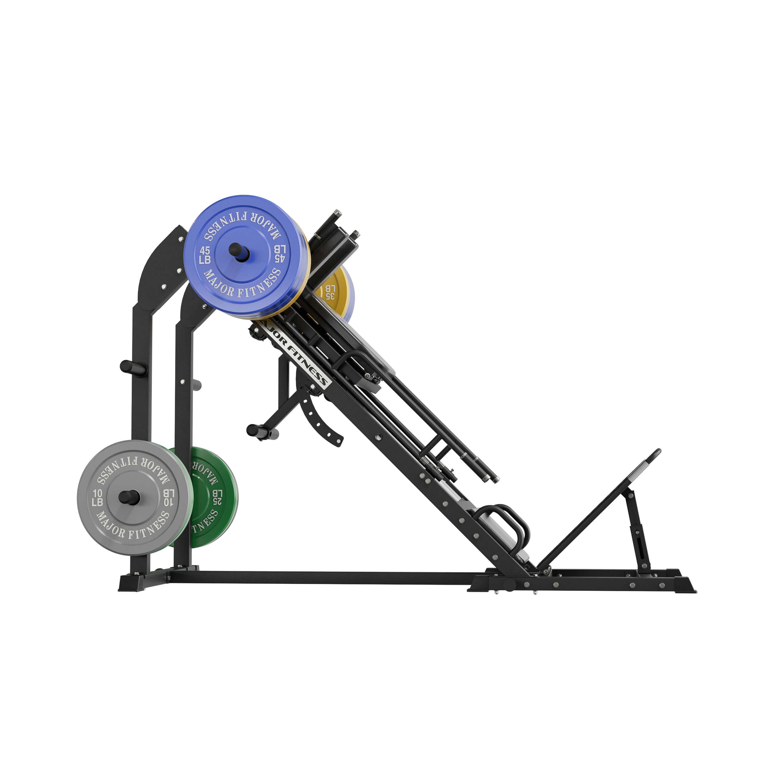 Major Fitness Cobra AH1 Leg Press & Hack Squat Machine (2-in-1 Plate-Loaded Lower Body System, 600 Lb. Heavy-Duty Capacity)